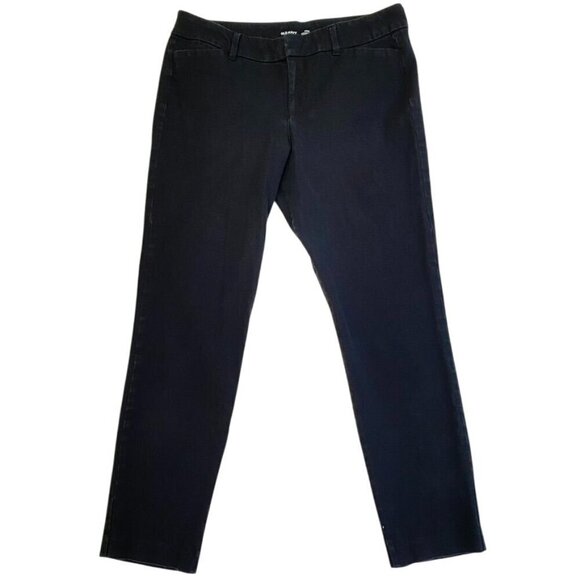 Old Navy Pants - Old Navy Pixie Ankle Trousers Pants Stretch Black Size 6 Preowned. B40